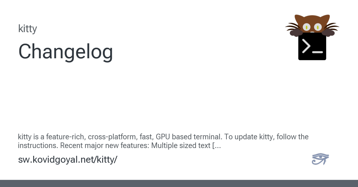 Kitty terminal 0.40.0